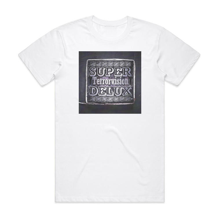 Terrorvision Super Delux Album Cover T-Shirt White