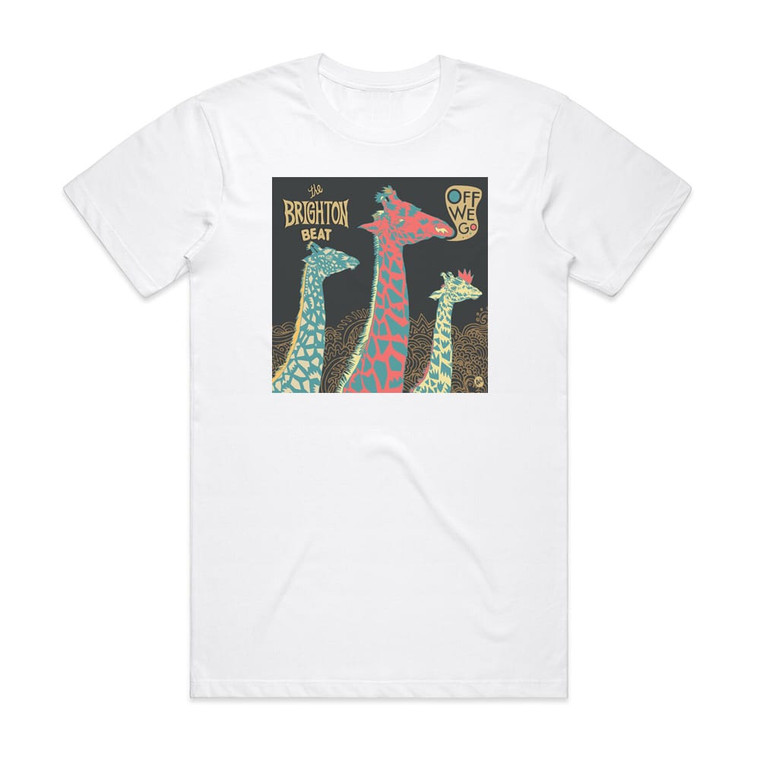The Brighton Beat Off We Go Album Cover T-Shirt White