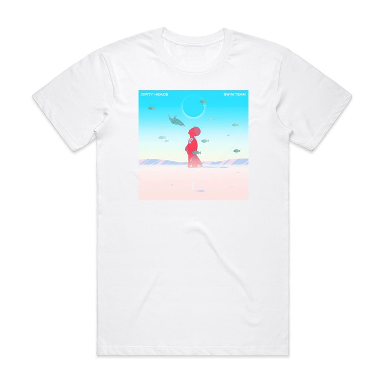 The Dirty Heads Swim Team 1 Album Cover T-Shirt White