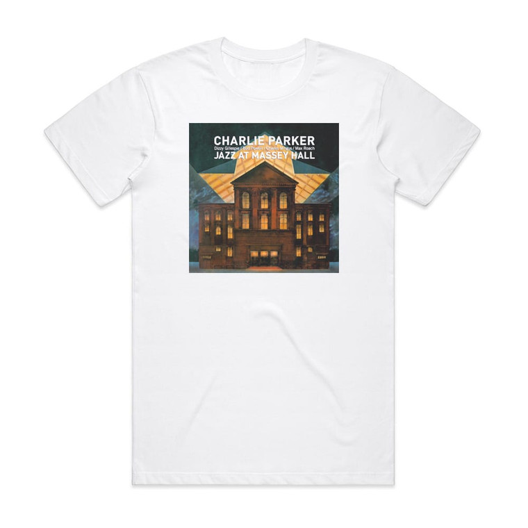 The Quintet Jazz At Massey Hall 2 Album Cover T-Shirt White