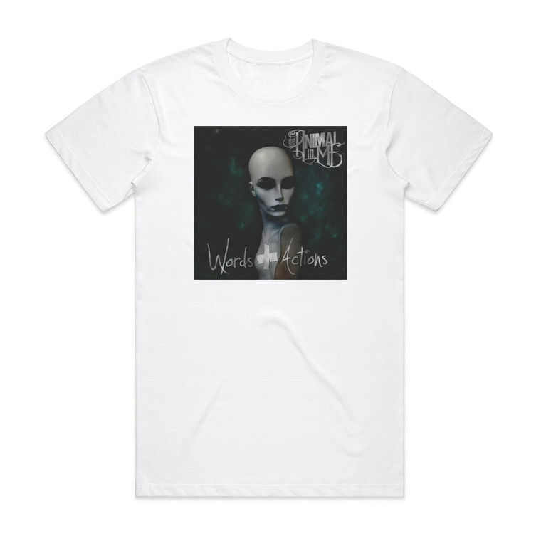 The Animal in Me Words Actions Deluxe Album Cover T-Shirt White