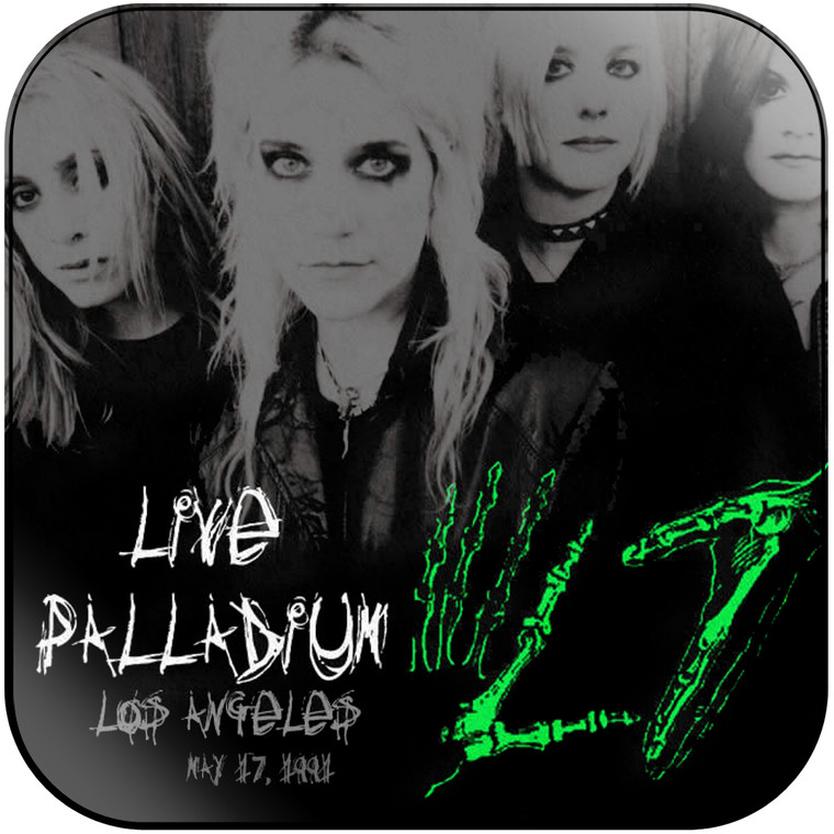 L7 Live Palladium Los Angeles-1 Album Cover Sticker