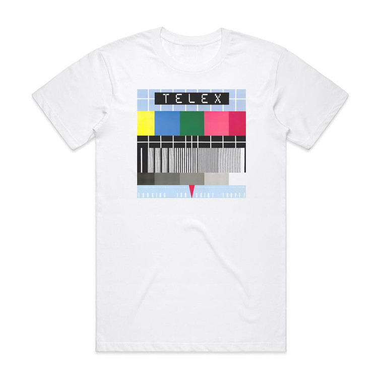Telex Looking For Saint Tropez Album Cover T-Shirt White
