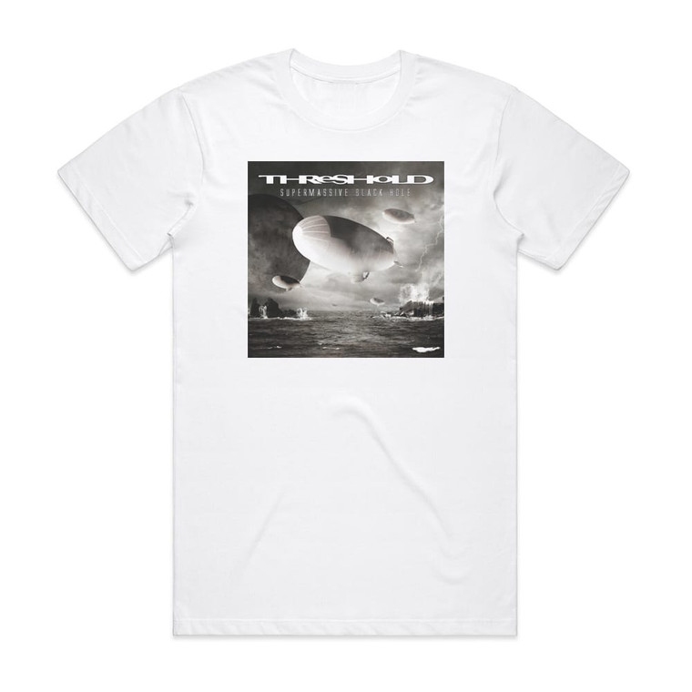 Threshold Supermassive Black Hole Album Cover T-Shirt White