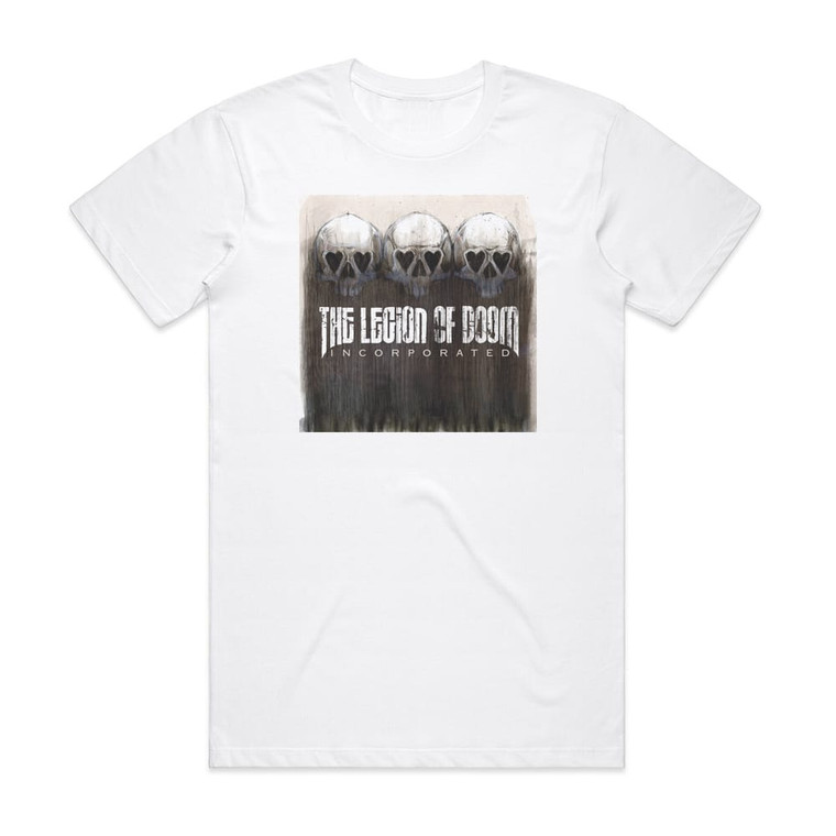The Legion of Doom Incorporated Album Cover T-Shirt White The Legion of Doom Incorporated Album Cover T-Shirt White