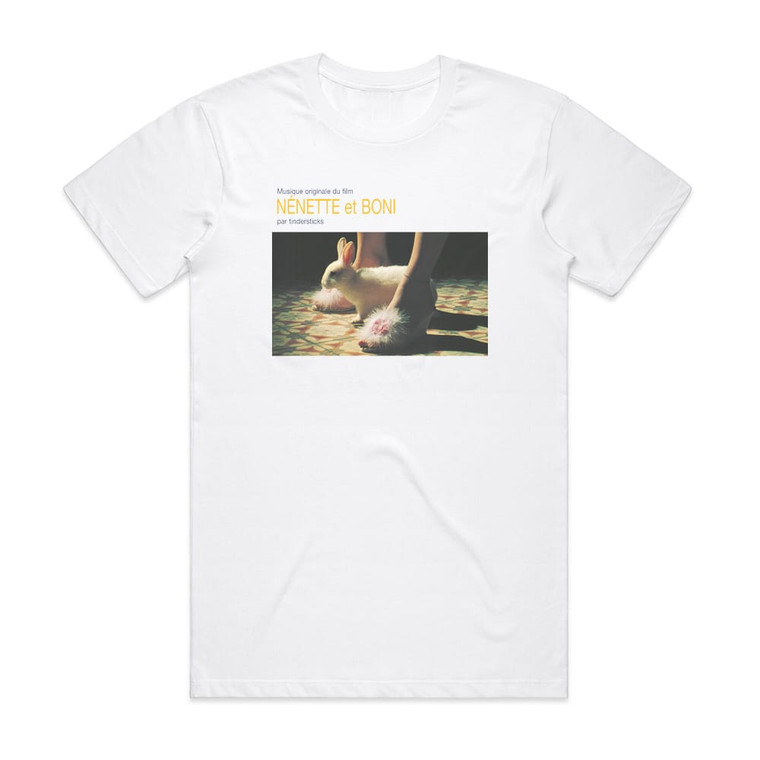 Tindersticks Nnette Et Boni Album Cover T-Shirt White Tindersticks Nnette Et Boni Album Cover T-Shirt White