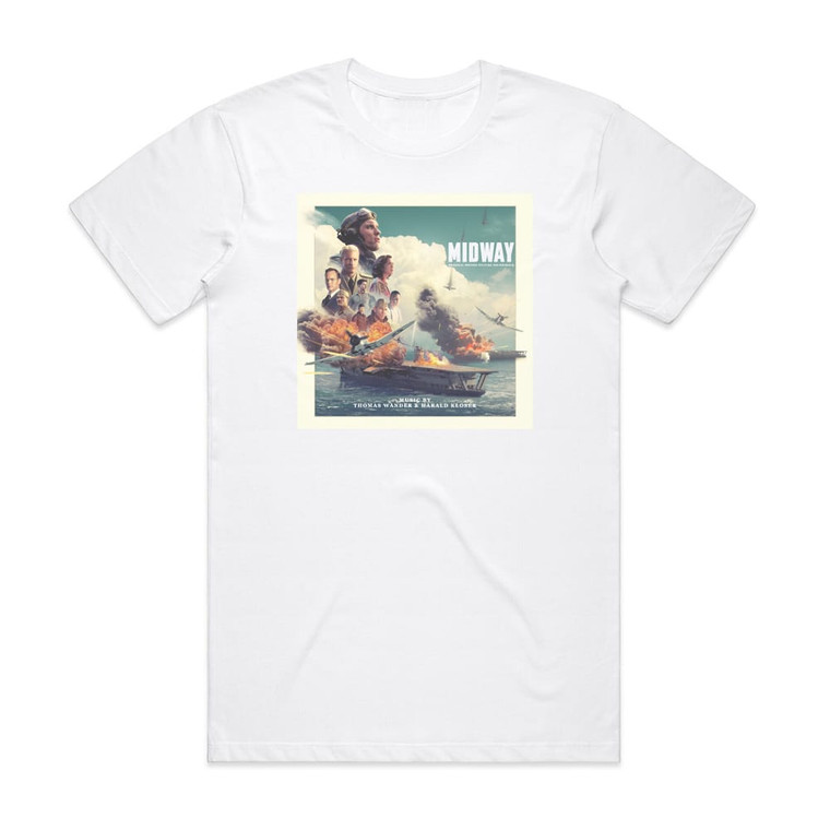 Thomas Wanker Midway Album Cover T-Shirt White