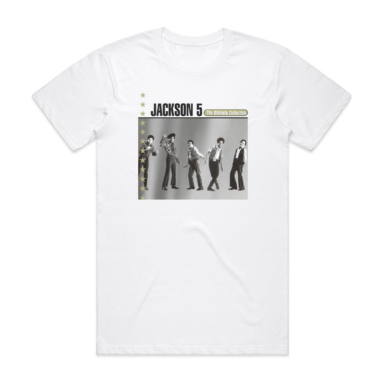 The Jackson 5 The Ultimate Collection Album Cover T-Shirt White