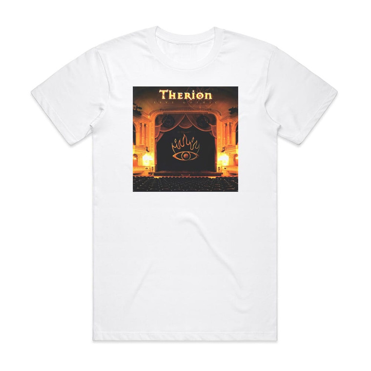 Therion Live Gothic Album Cover T-Shirt White