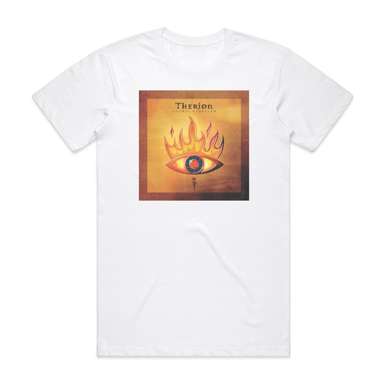 Therion Gothic Kabbalah Album Cover T-Shirt White