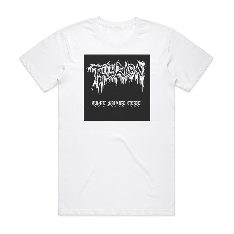 Therion Time Shall Tell Album Cover T-Shirt White