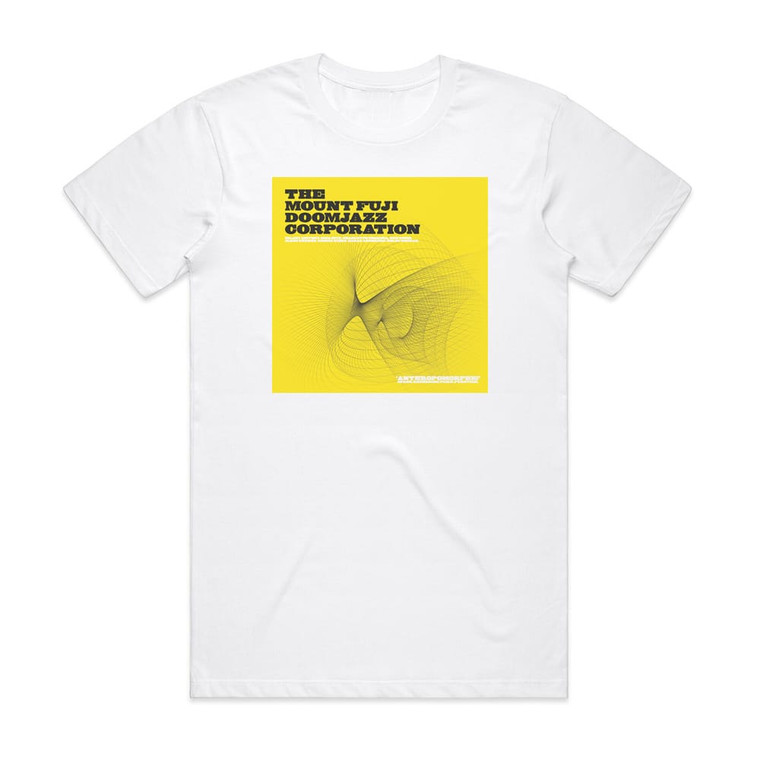 The Mount Fuji Doomjazz Corporation Anthropomorphic Album Cover T-Shirt White
