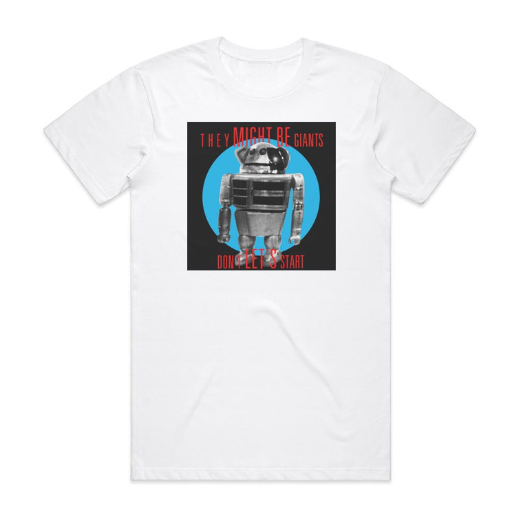 They Might Be Giants Dont Lets Start 2 Album Cover T-Shirt White