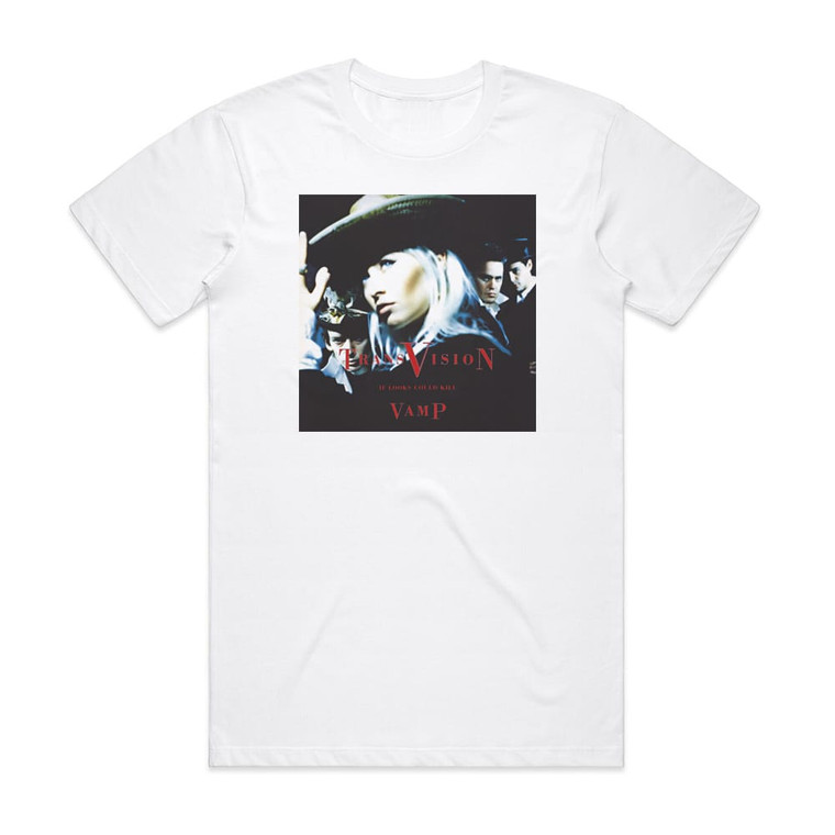Transvision Vamp If Looks Could Kill Album Cover T-Shirt White