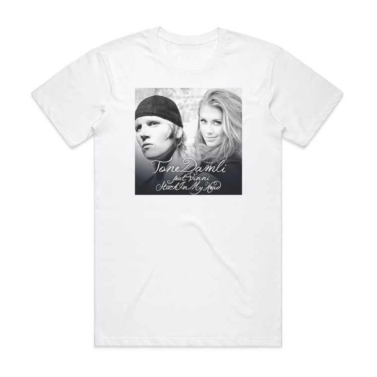 Tone Damli Aaberge Stuck In My Head Album Cover T-Shirt White