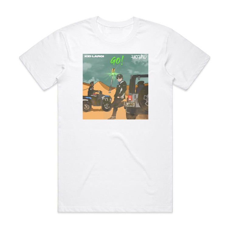 The Kid LAROI Go Album Cover T-Shirt White