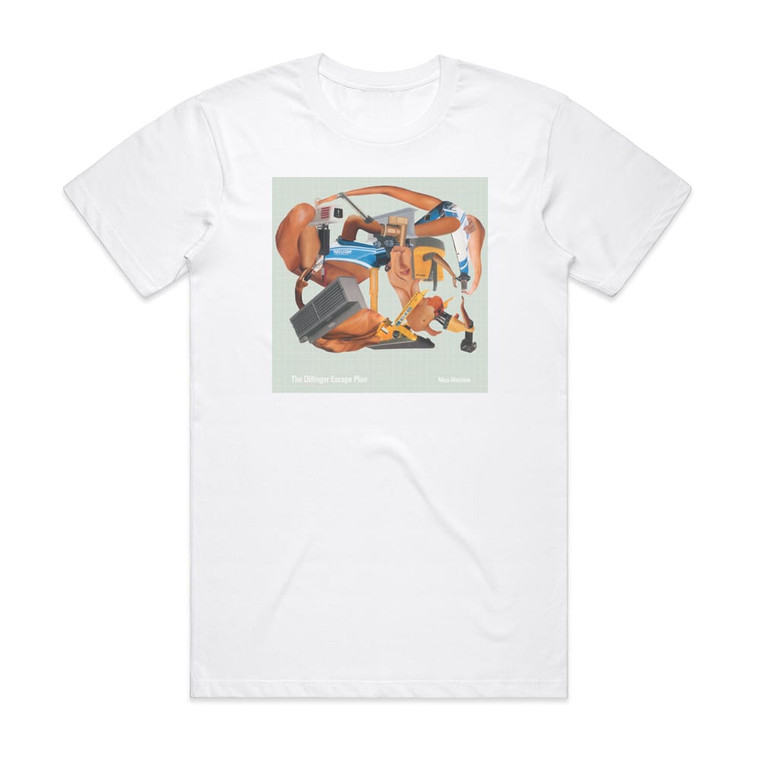 The Dillinger Escape Plan Miss Machine Album Cover T-Shirt White