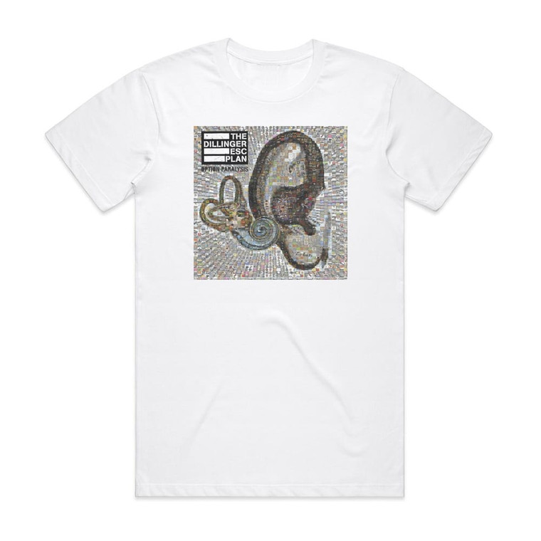 The Dillinger Escape Plan Option Paralysis Album Cover T-Shirt White