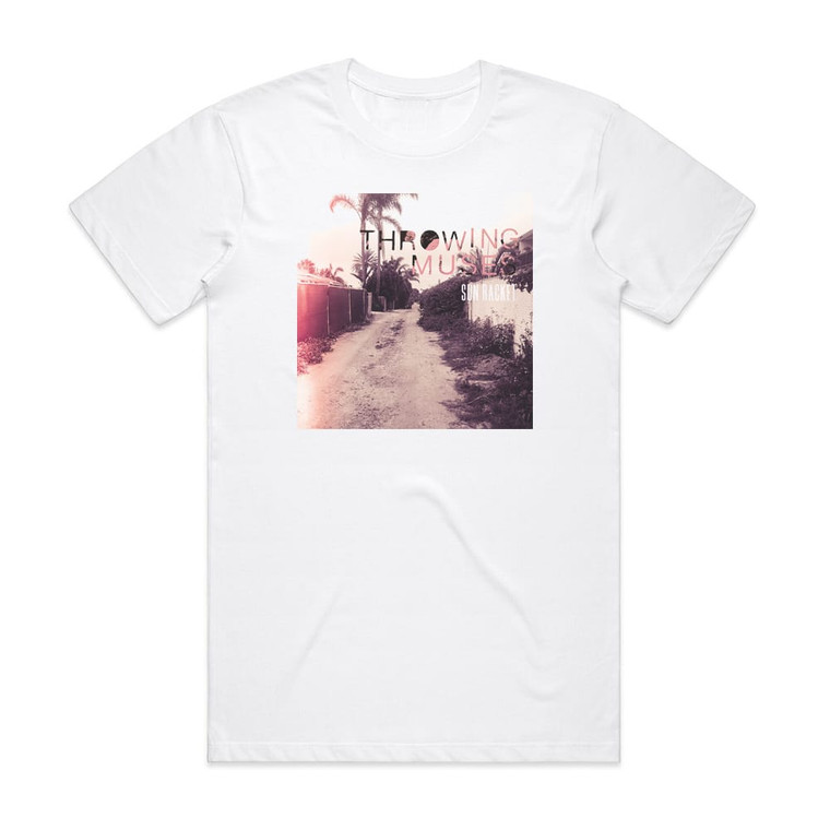Throwing Muses Sun Racket Album Cover T-Shirt White