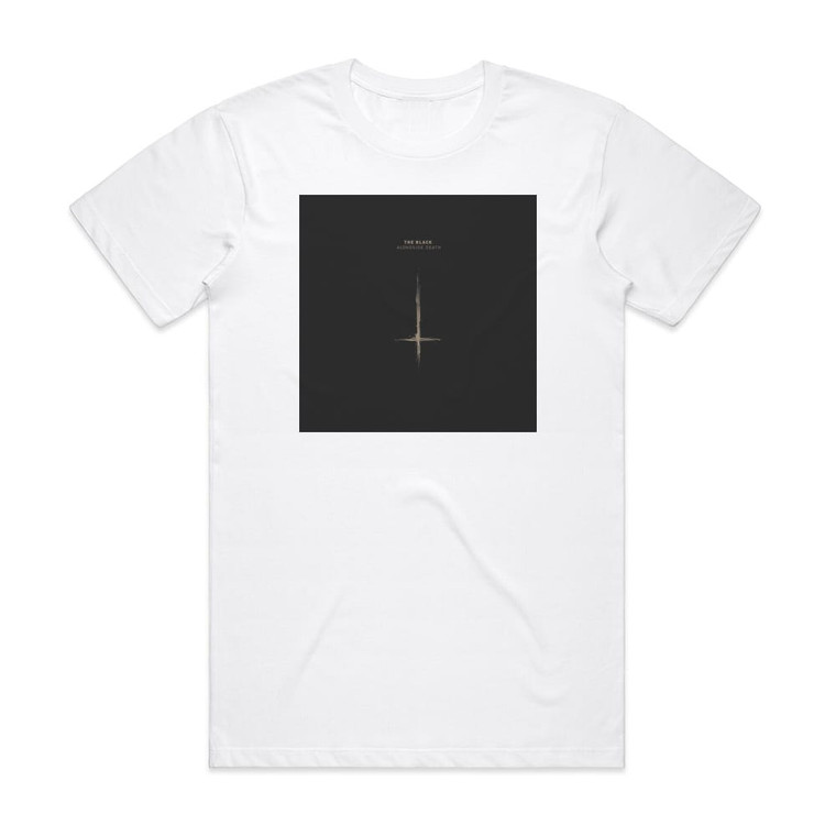 The Black Alongside Death Album Cover T-Shirt White