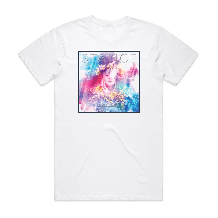 Tears of Tragedy Statice Album Cover T-Shirt White