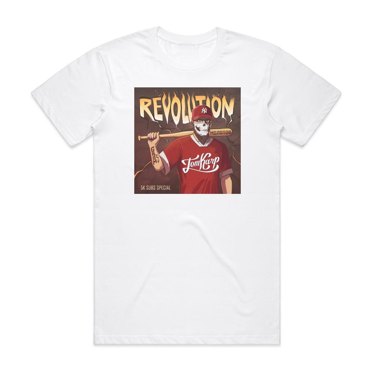 TomKarp Revolution Album Cover T-Shirt White
