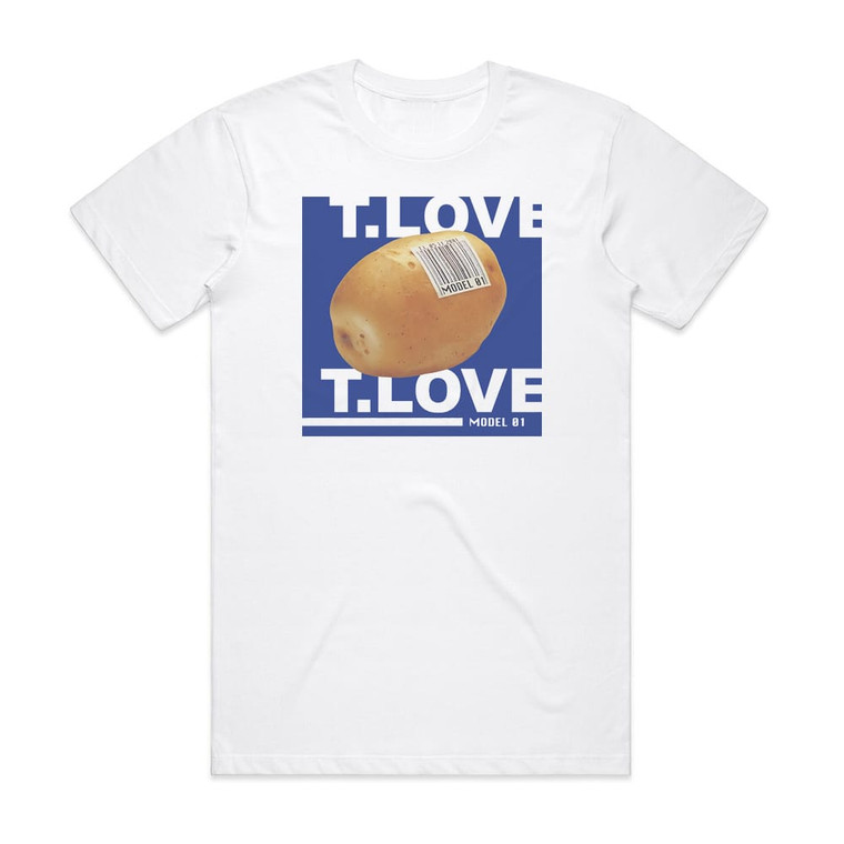 TLove Model 01 Album Cover T-Shirt White