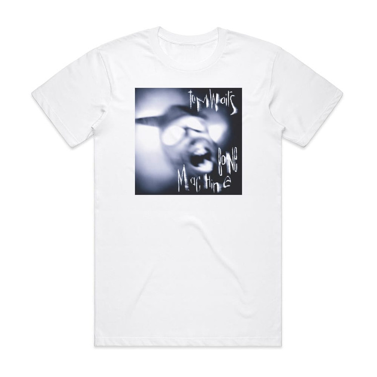 Tom Waits Bone Machine Album Cover T-Shirt White