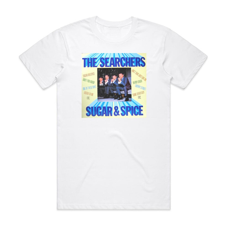 The Searchers Ep Collection Album Cover T-Shirt White