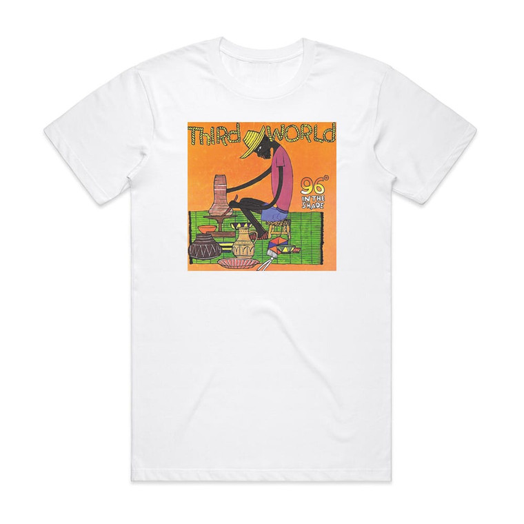 Third World 96 Degrees In The Shade Album Cover T-Shirt White