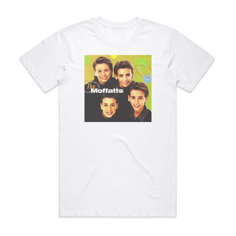 The Moffatts The Moffatts Album Cover T-Shirt White The Moffatts The Moffatts Album Cover T-Shirt White