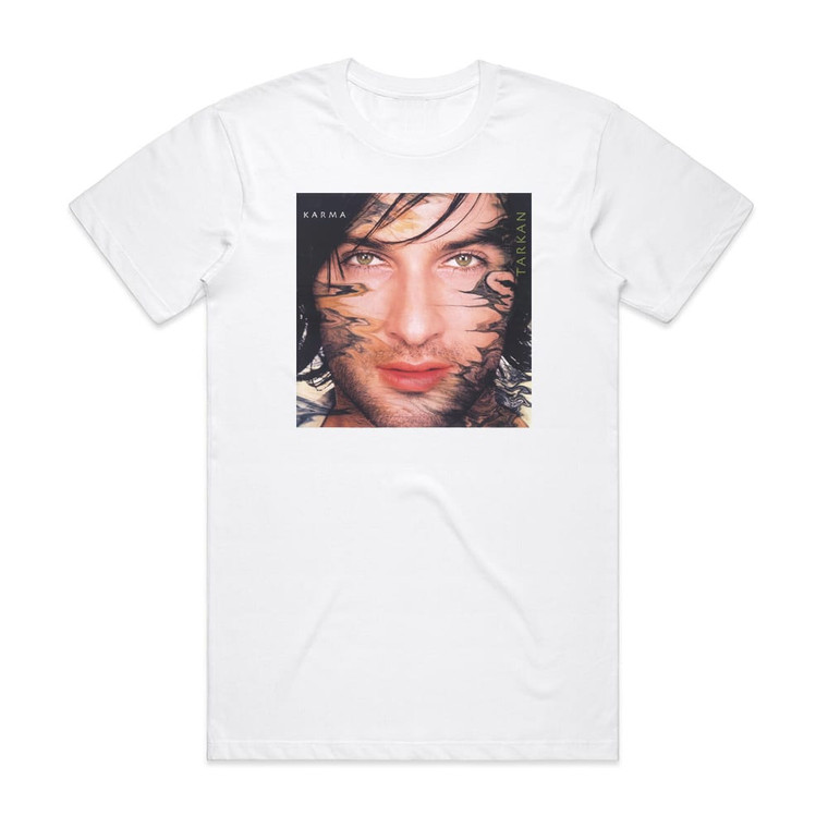 Tarkan Karma Album Cover T-Shirt White