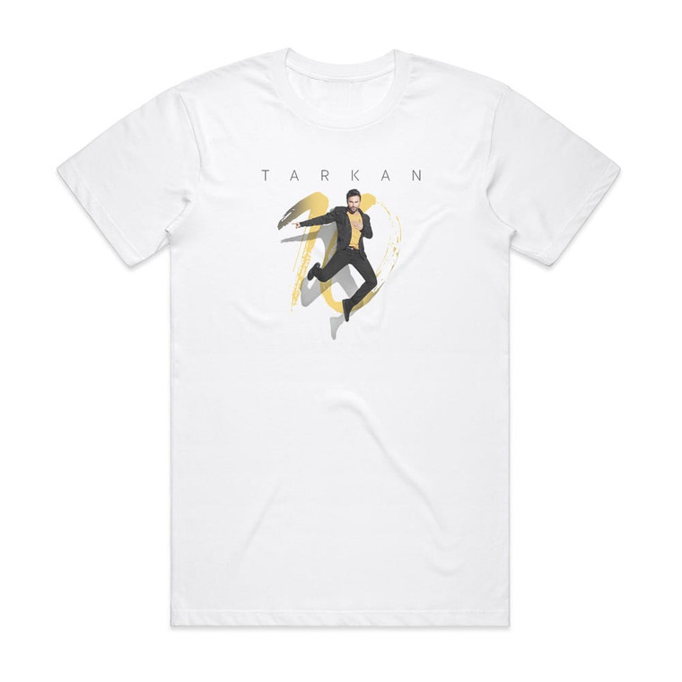 Tarkan 10 Album Cover T-Shirt White