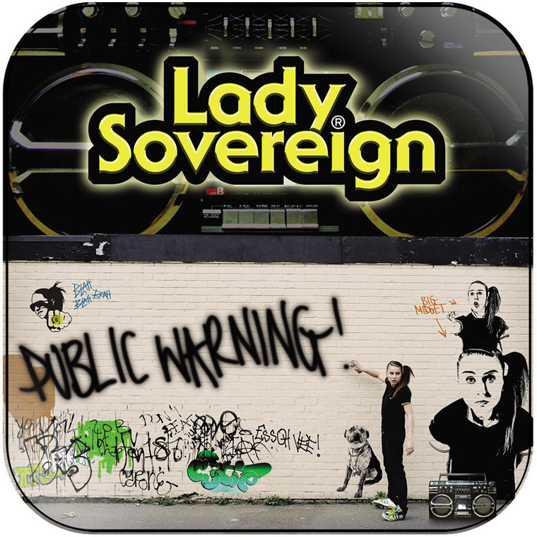 Lady Sovereign Public Warning Album Cover Sticker