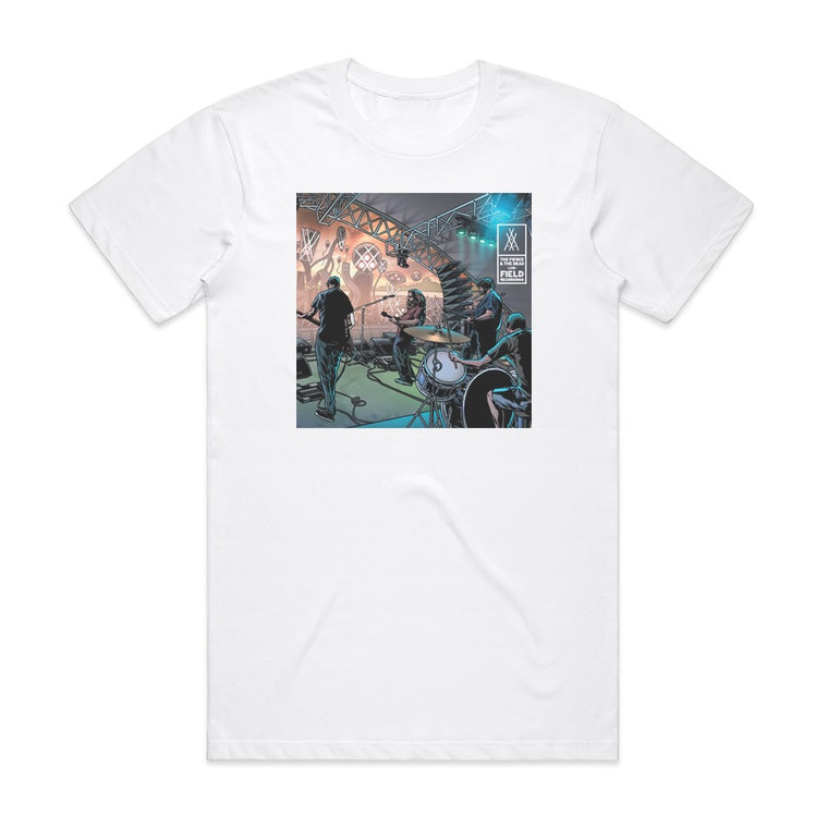 The Fierce and The Dead Field Recordings Album Cover T-Shirt White