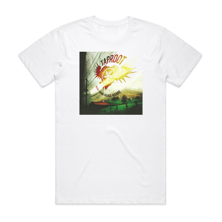 Taproot Our Long Road Home Album Cover T-Shirt White