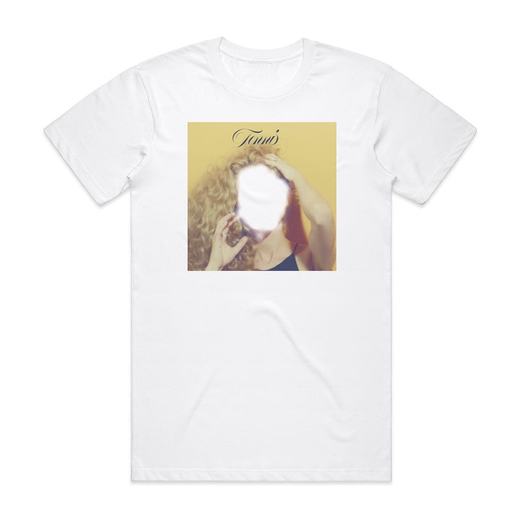 Tennis Ritual In Repeat Album Cover T-Shirt White