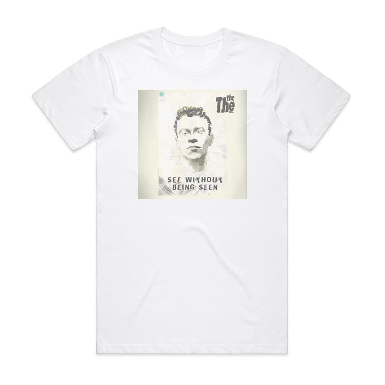The The See Without Being Seen Album Cover T-Shirt White
