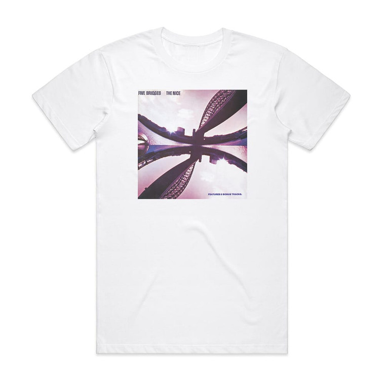 The Nice Five Bridges Album Cover T-Shirt White