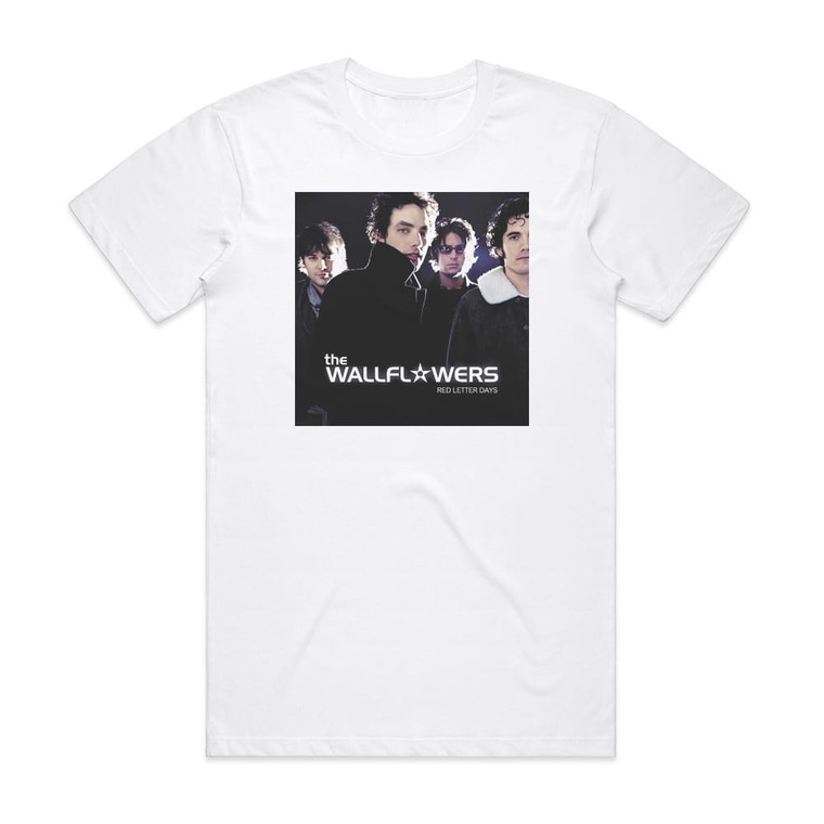 The Wallflowers Red Letter Days 1 Album Cover T-Shirt White