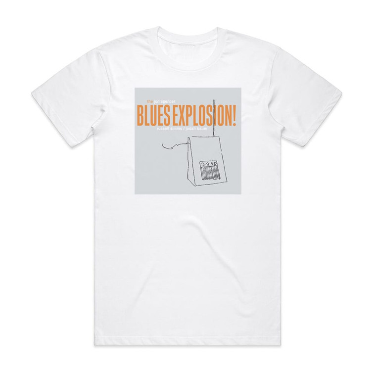 The Jon Spencer Blues Explosion Orange Album Cover T-Shirt White