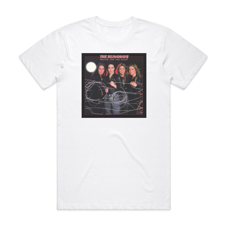 The Runaways Waitin For The Night Album Cover T-Shirt White