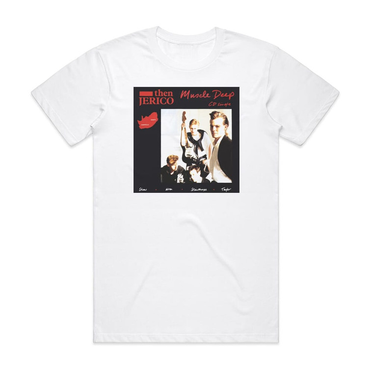 Then Jerico Muscle Deep Album Cover T-Shirt White