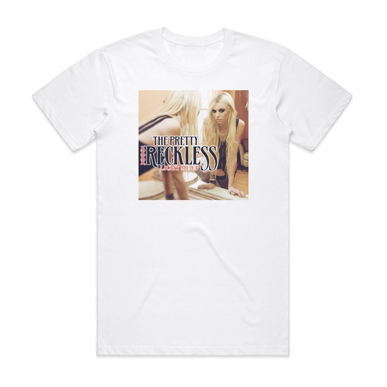 The Pretty Reckless Light Me Up 1 Album Cover T-Shirt White