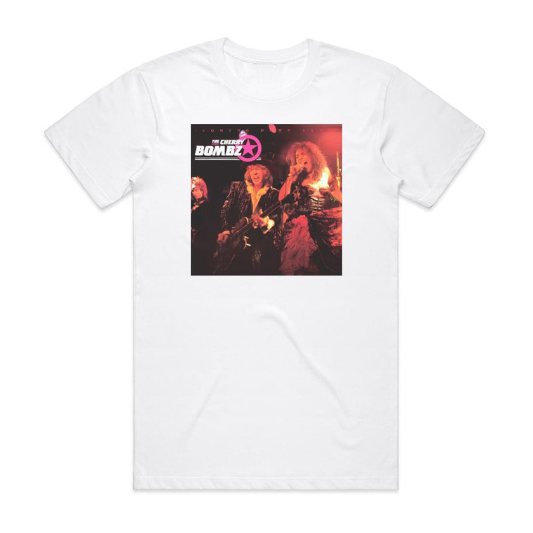 The Cherry Bombz Coming Down Slow Album Cover T-Shirt White