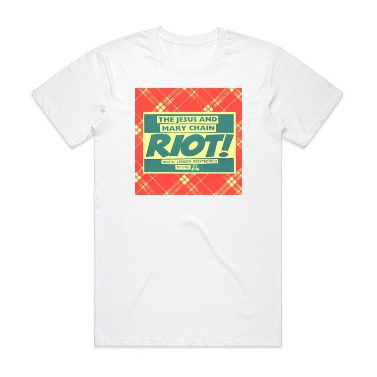 The Jesus and Mary Chain Riot Album Cover T-Shirt White