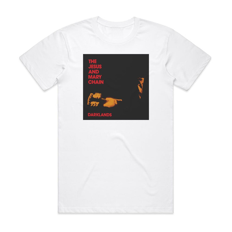 The Jesus and Mary Chain Darklands 1 Album Cover T-Shirt White
