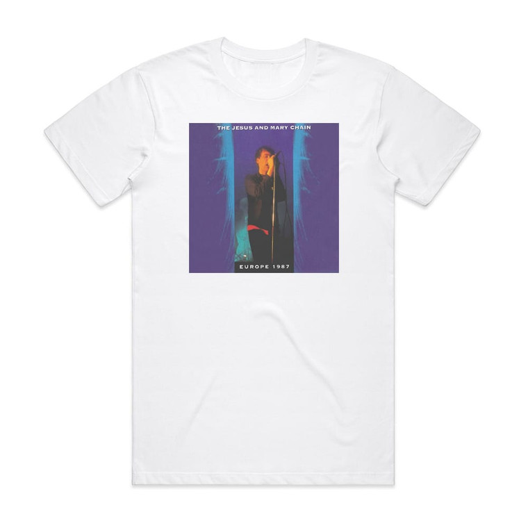 The Jesus and Mary Chain Live Album Cover T-Shirt White