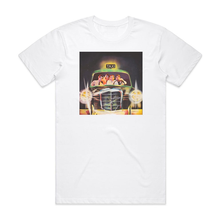 Taxi Taxi Album Cover T-Shirt White