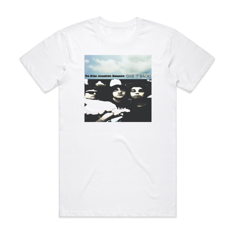 The Brian Jonestown Massacre Give It Back Album Cover T-Shirt White